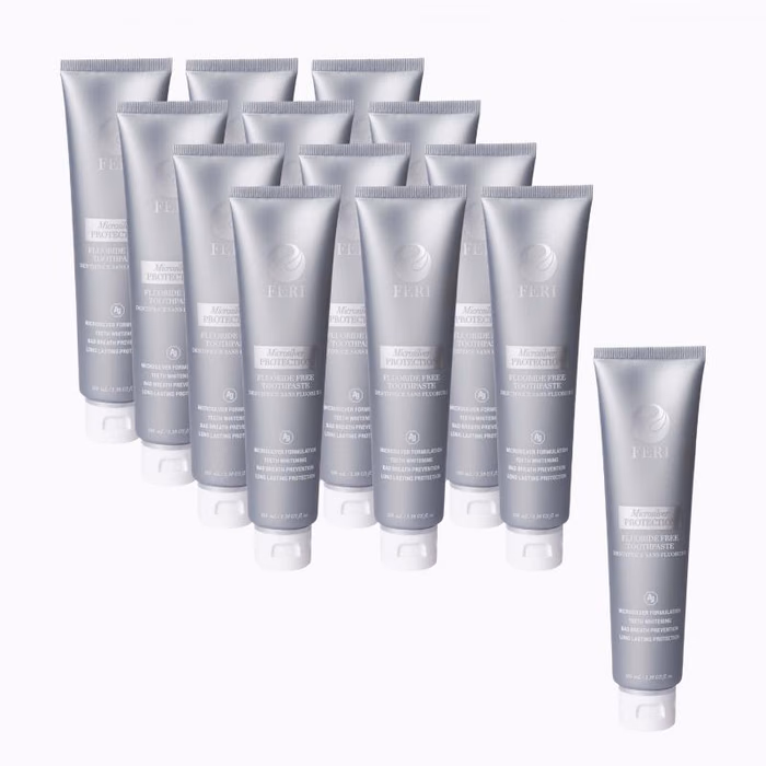 Microsilver Protection Toothpaste - Family Pack (12+1 Tubes)