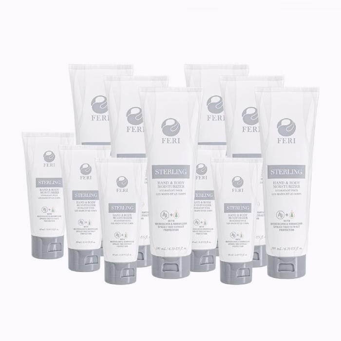 Sterling Hand & Body Moisturizer - Family Pack (12 Tubes - 6x200mL + 6x60mL)